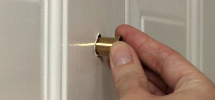peephole door repair in Oakdale