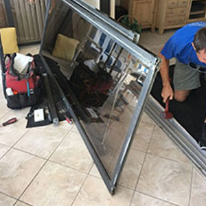 sliding glass door frame repair Oakdale